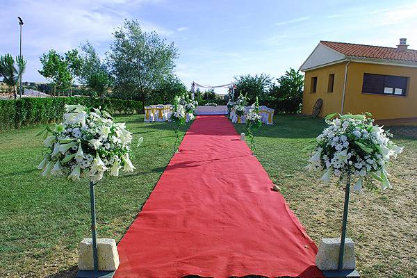 Ceremonia en el jardín