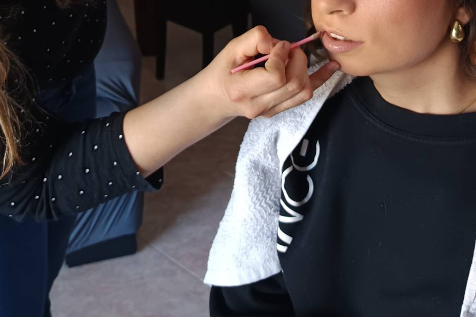 Prueba de maquillaje