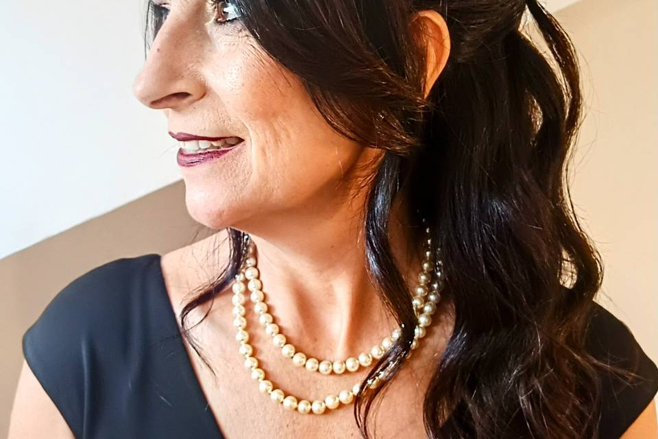 Recogido y maquillaje mama de