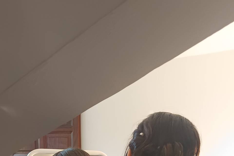 Novia y mama