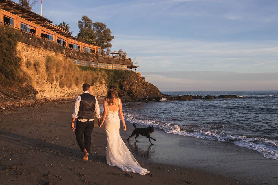 Postboda atardecer sunsine