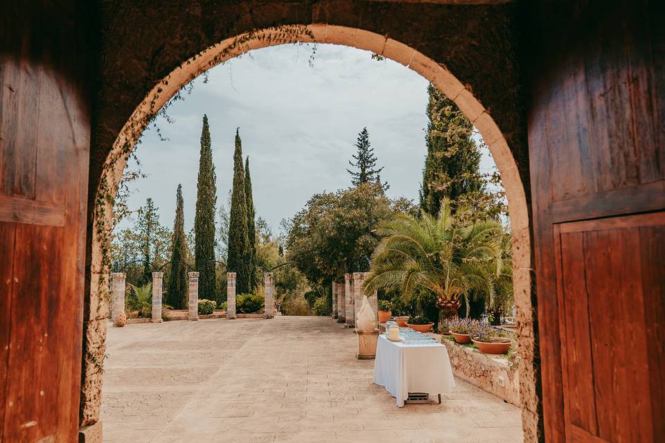 Portón entrada