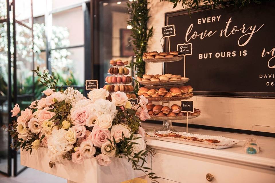 Detalle de boda exterior