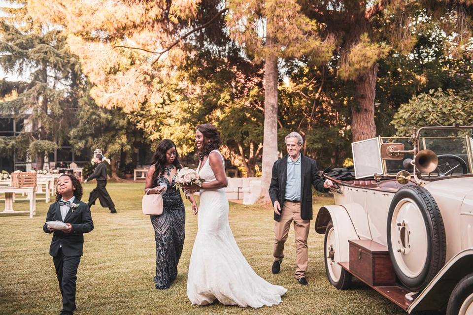 Boda en el jardín