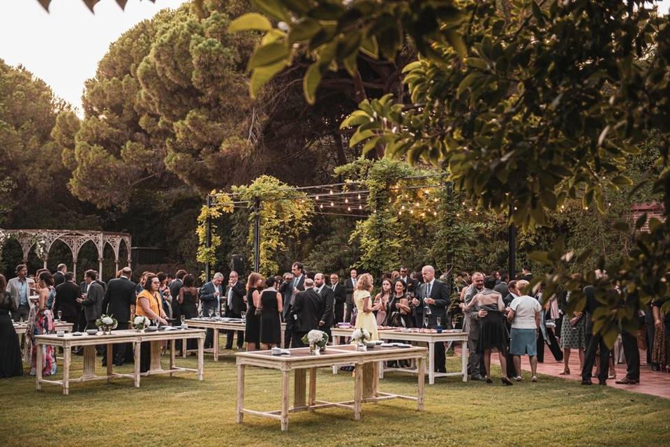 Boda en el jardín