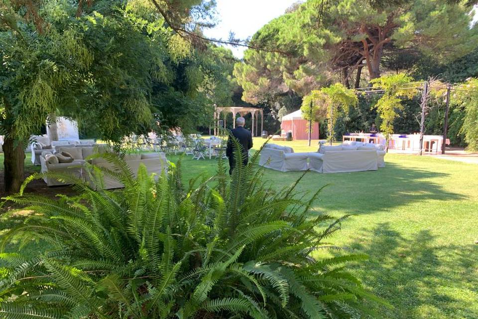 Jardín para aperitivo