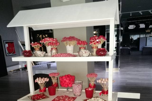 Candy bar romántico
