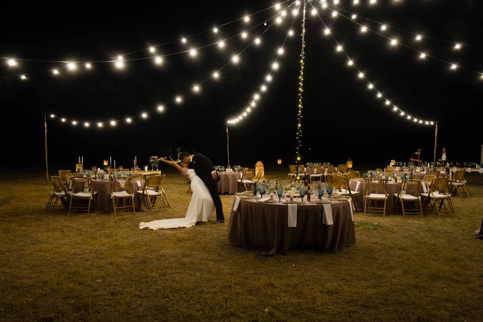 Los novios en la celebración