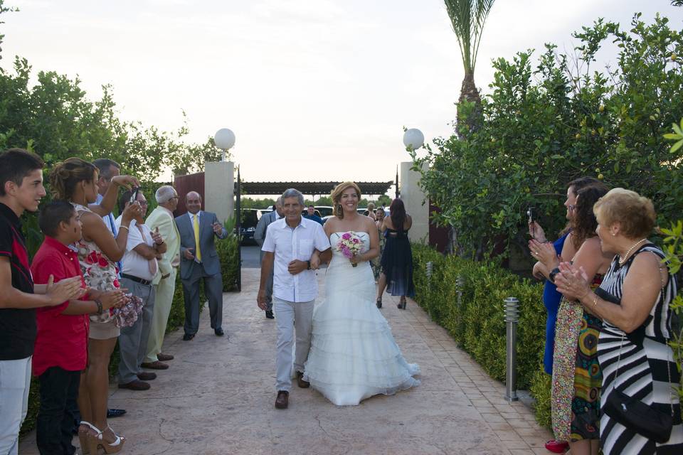 Entrada de la novia