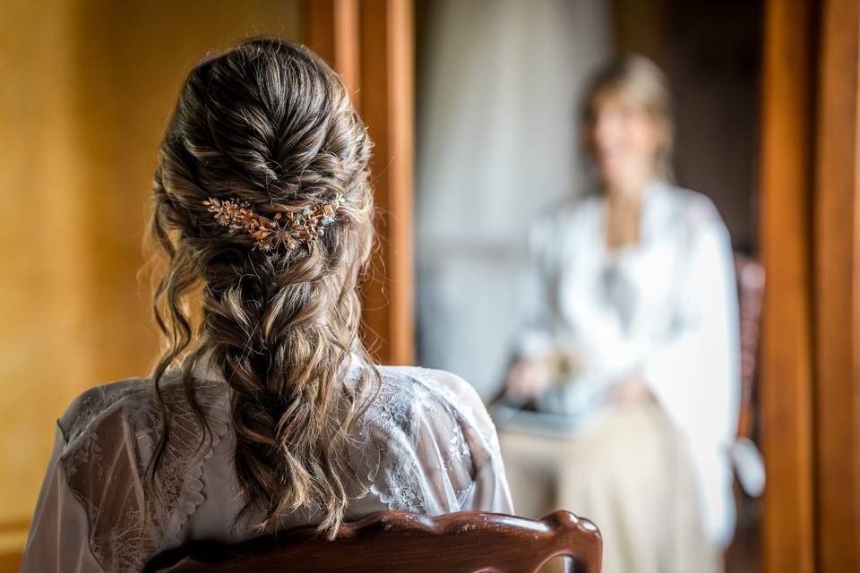 Tocado de novia Touché by Cari