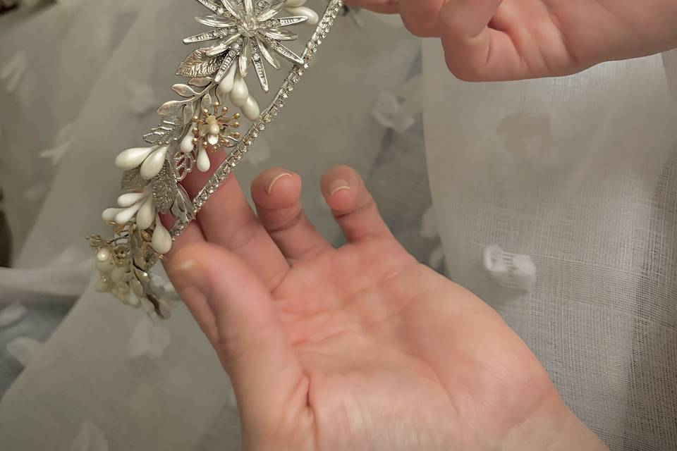 Tiara de novia Touché by Cari