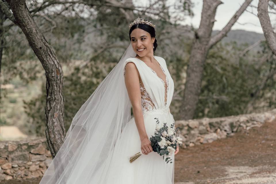 Tiara de novia Touché by Cari