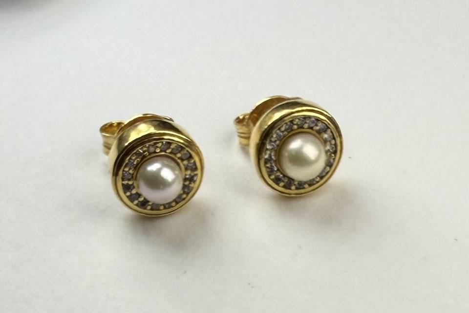 Pendientes perla
