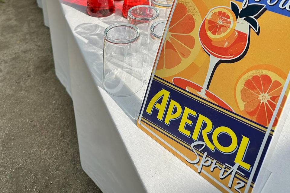 Aperol spritz bar