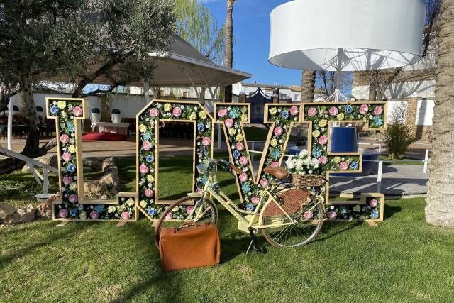 Letras florales xl