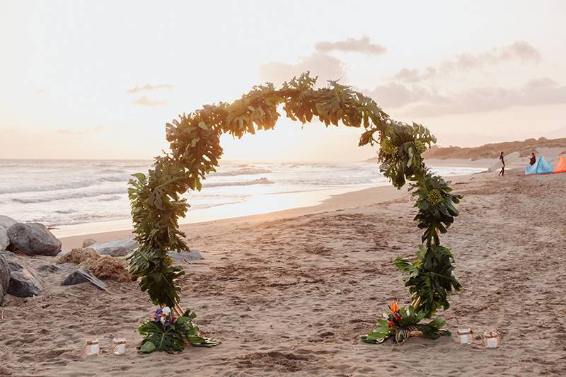 Boda en la playa