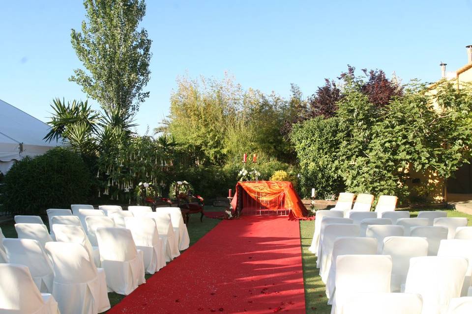 Jardín para ceremonias