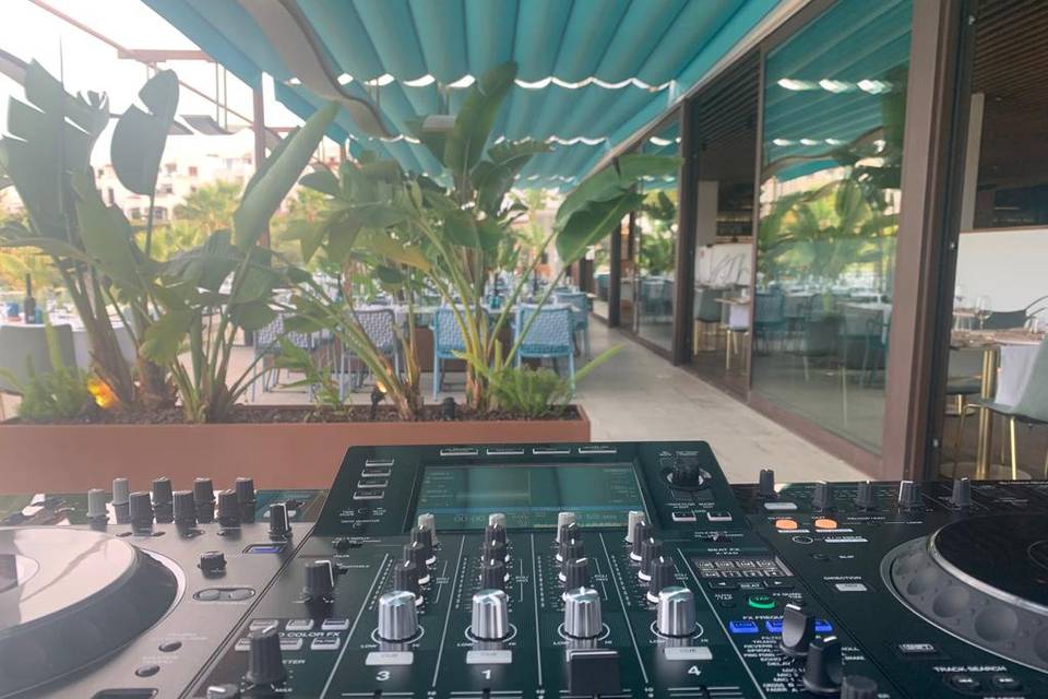 Cabina DJ terraza