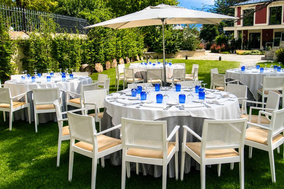 Banquete jardín