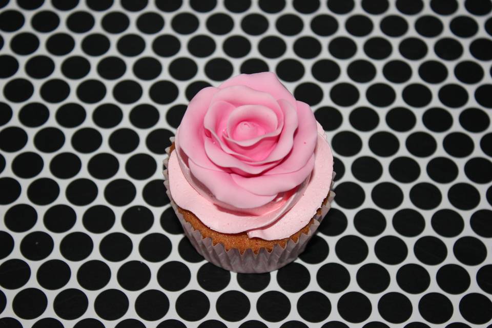 Cupcake rosas