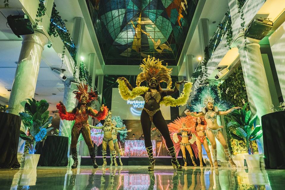 Bailarinas de samba para boda