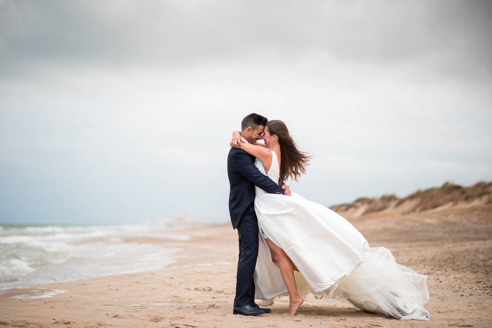 Postboda en la playa