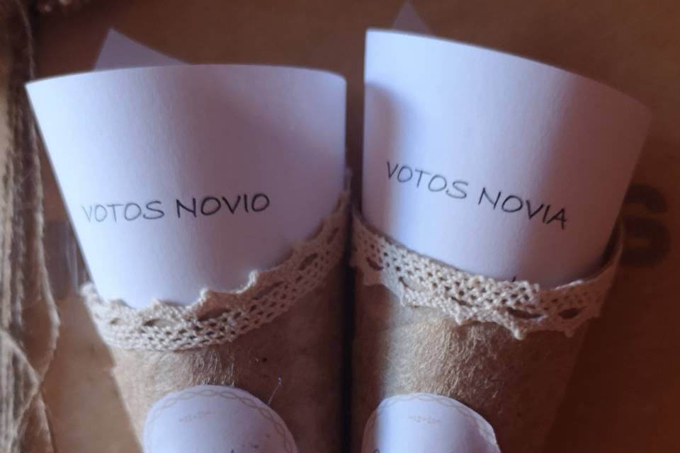 Votos de la novia y el novio