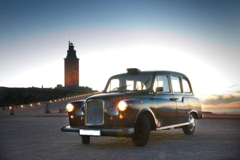 Austin London Taxi negro