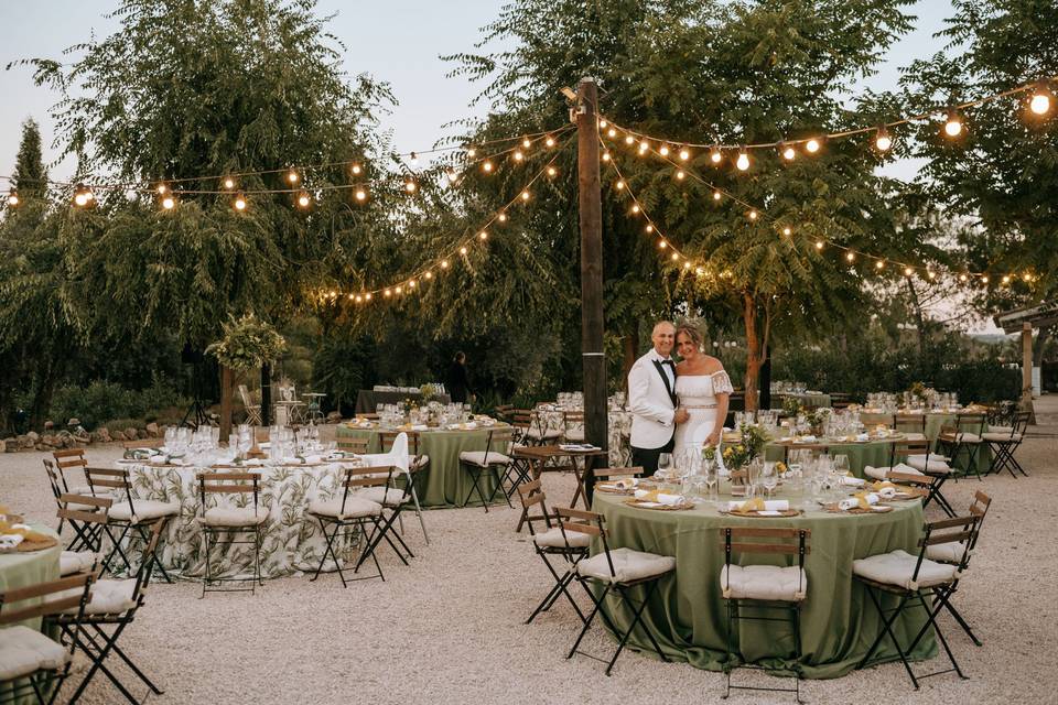 Boda en el campo muy chic