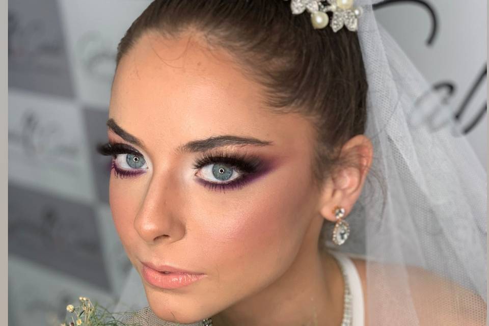 Maquillaje novia intensa