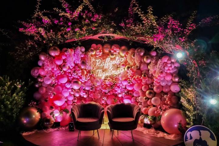 PHOTOCALL MURAL DE GLOBOS