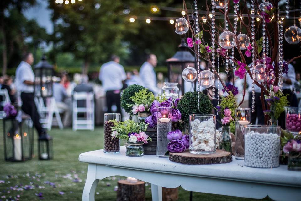 Boda en los jardines