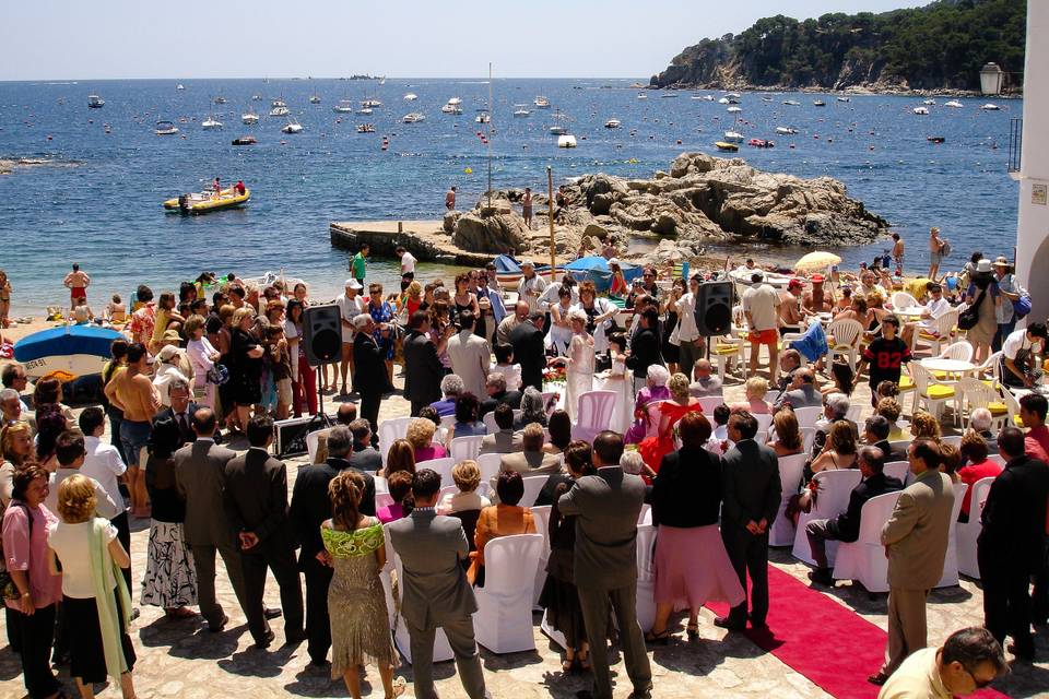 Ceremonia en cala