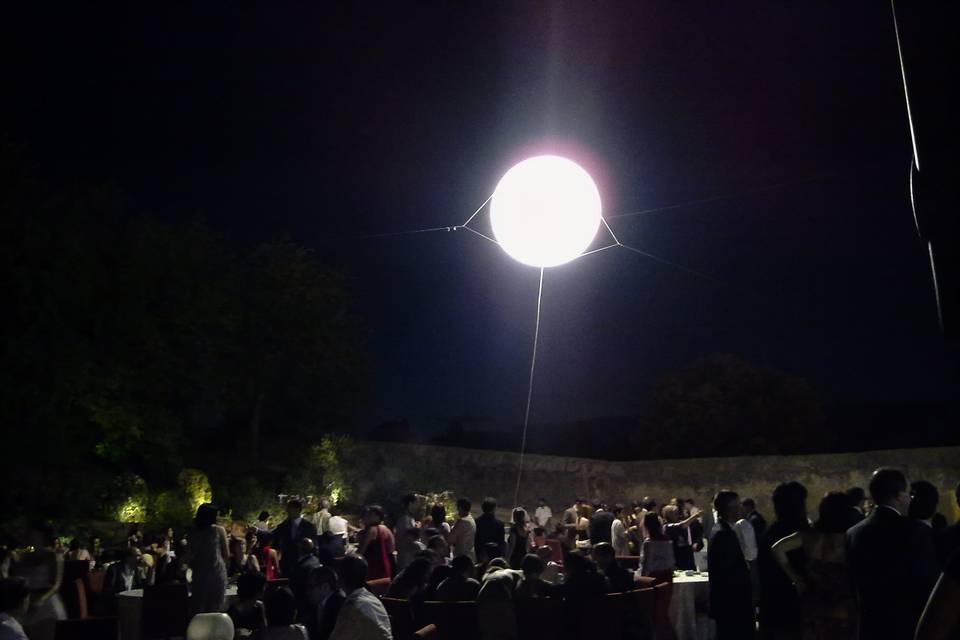 Banquete en castillo