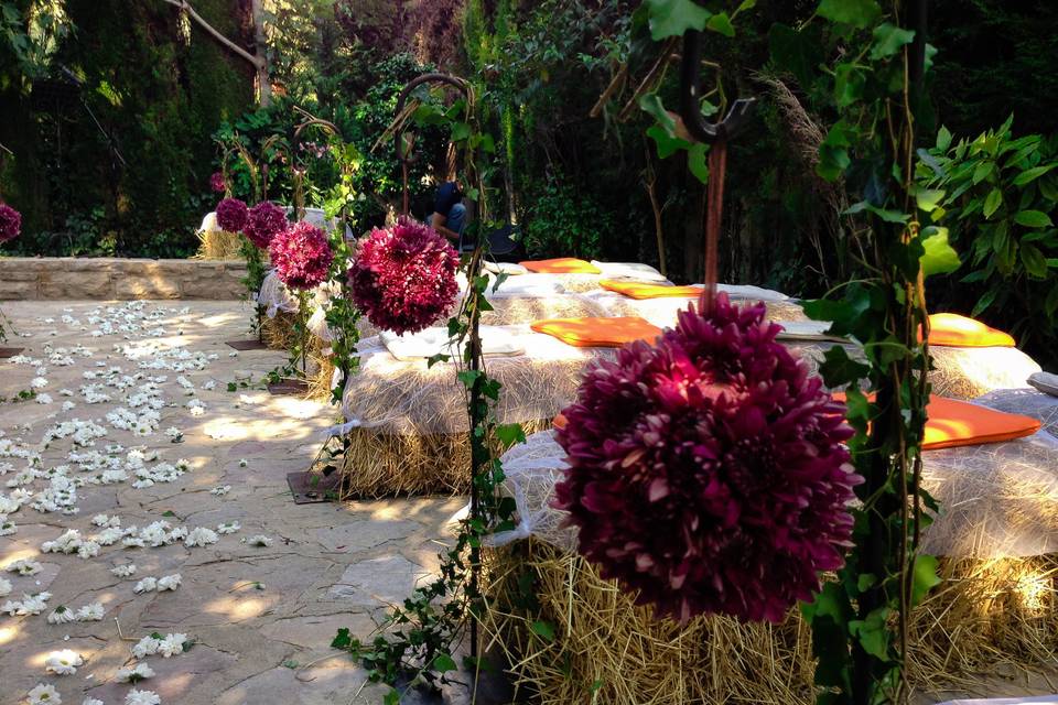 Ceremonia en jardín