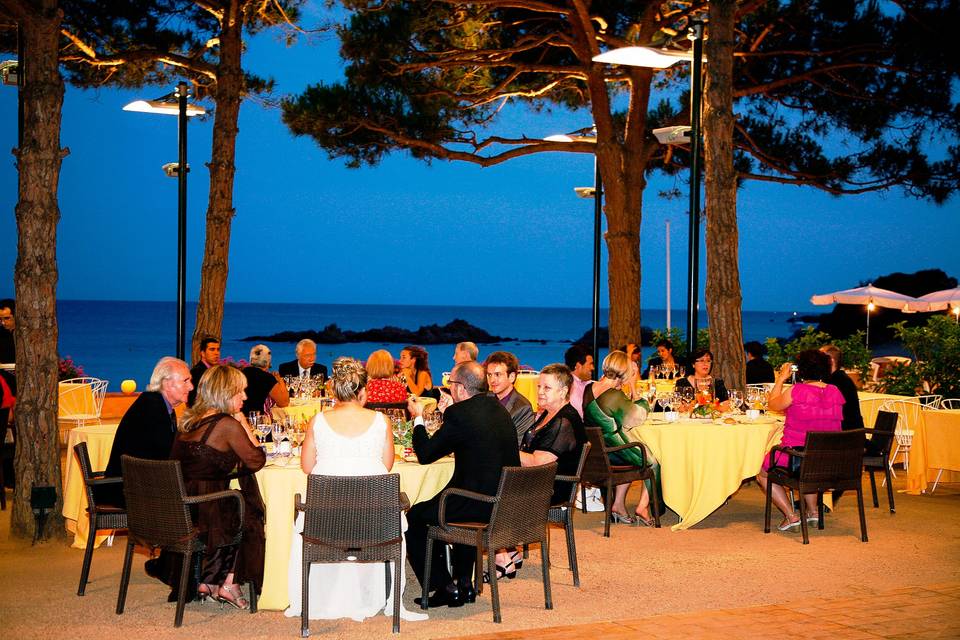 Banquete en la playa