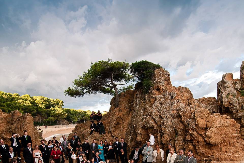 Ceremonia en cala