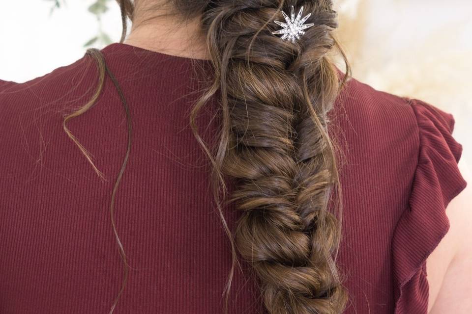 Trenza con textura