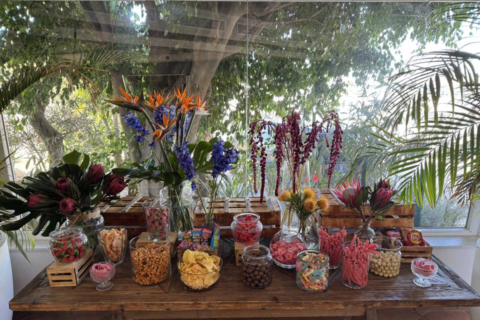 Decoración de Mesa de chuches