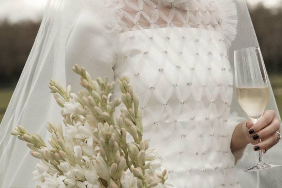 Ramo de novia nardos