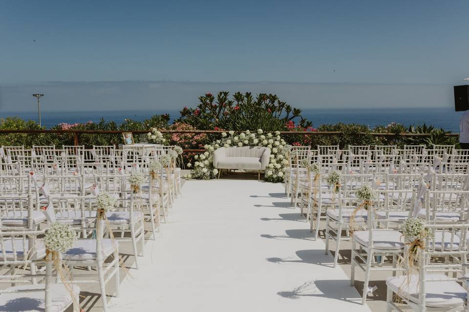 Ceremonia en el Mirador