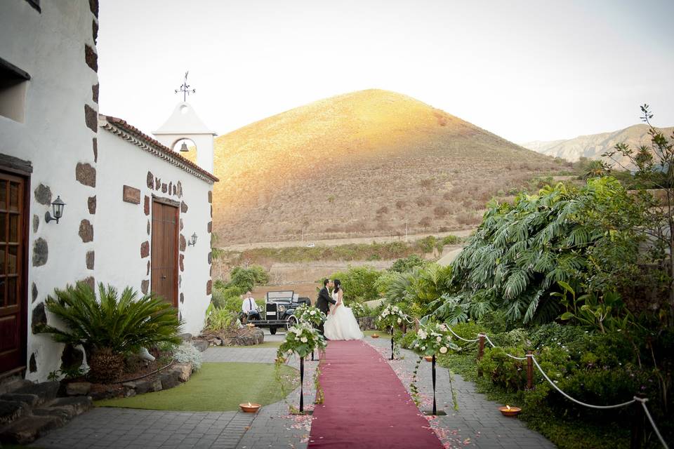 Entrada a la finca