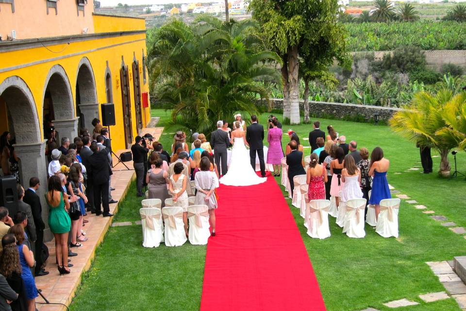 Sonido para ceremonia de boda en Arucas