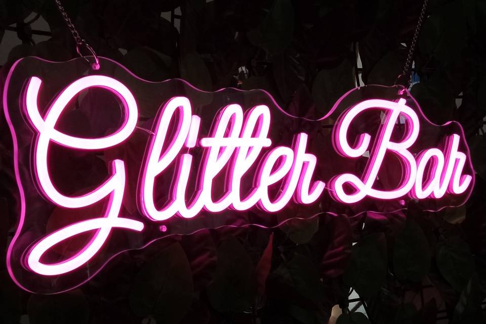 Glitter bar party