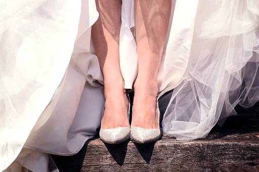 Los pies de la novia