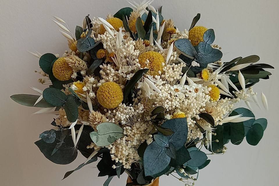 Ramo novia flor preservada
