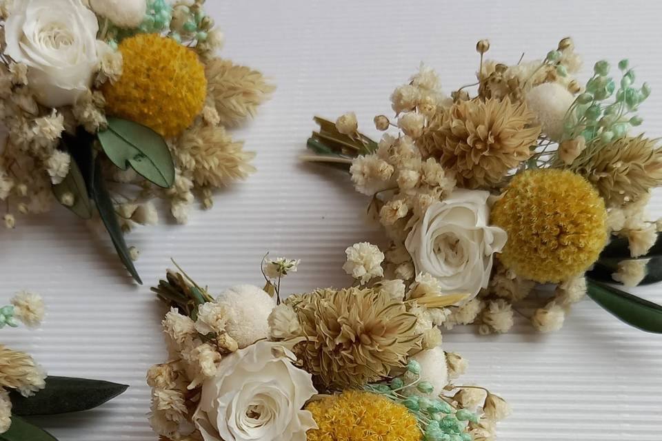 Prendidos flor preservada