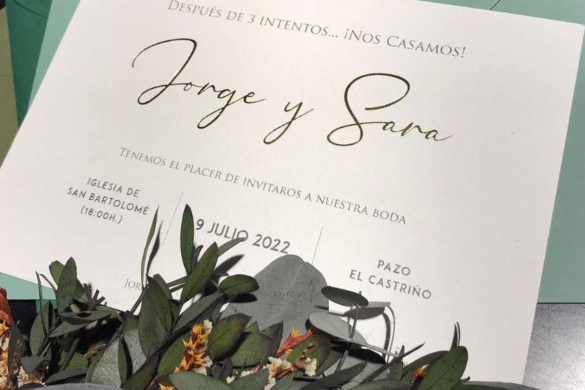 Invitaciones personalizadas