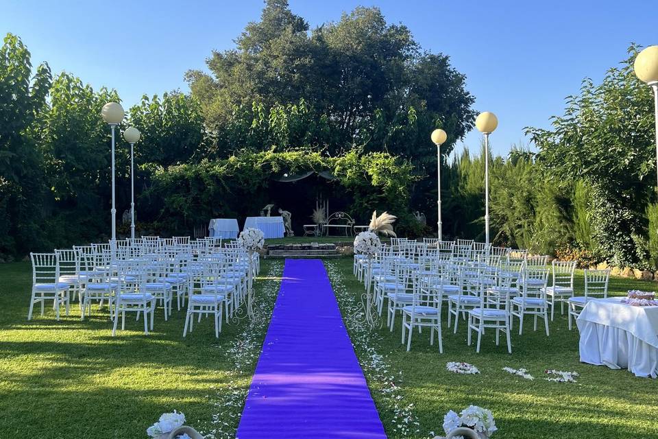 Ceremonia en el Jardín de los Leones