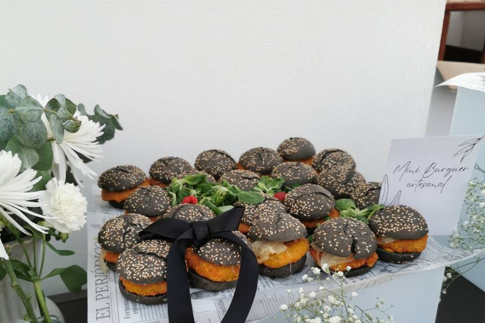 Mini burger casera.